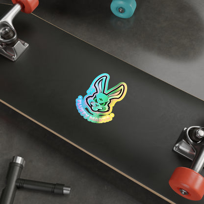 "Fluffy Marta" Holographic Stickers