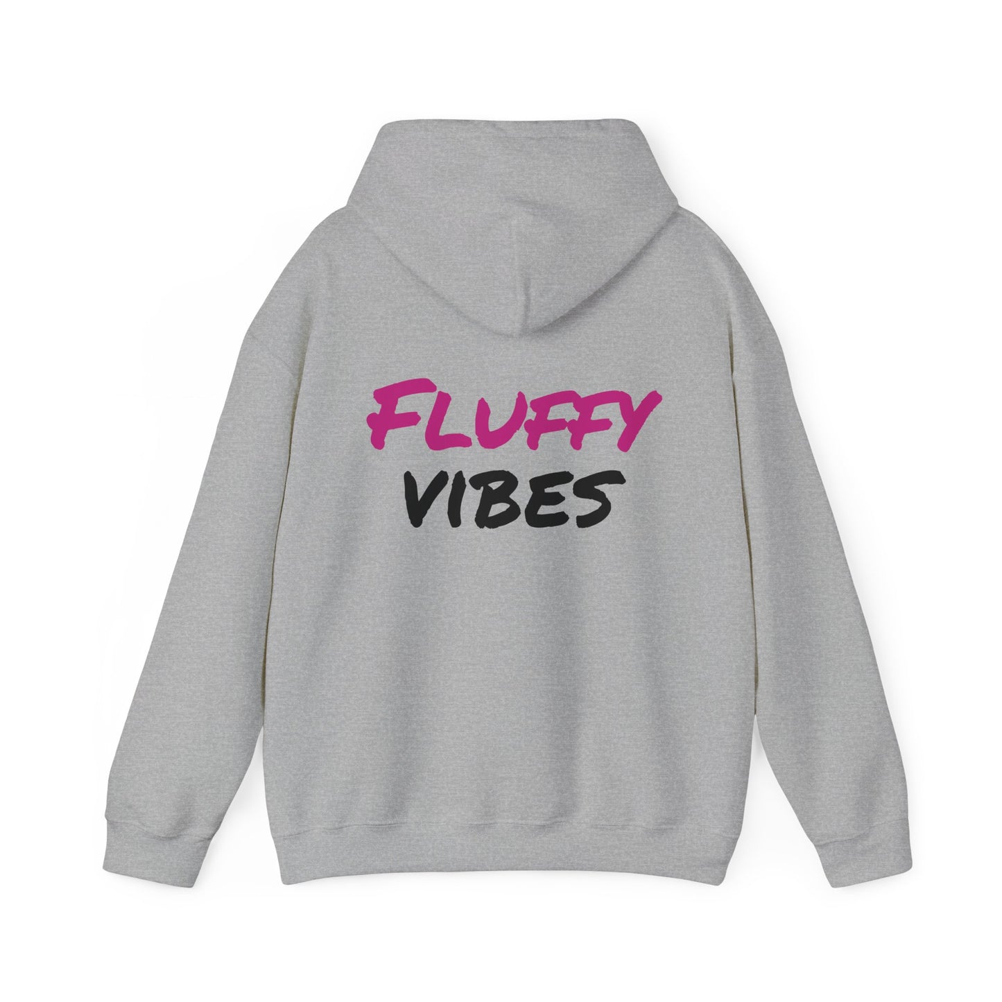 "Fluffy Vibes" Unisex Hooded Sweatshirt
