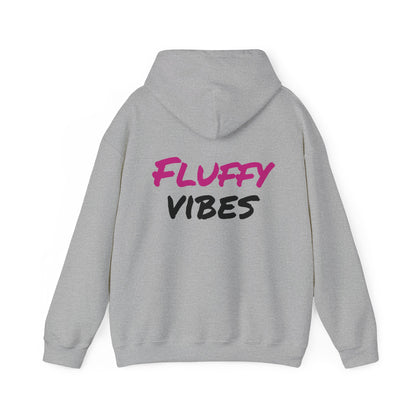 "Fluffy Vibes" Unisex Hooded Sweatshirt