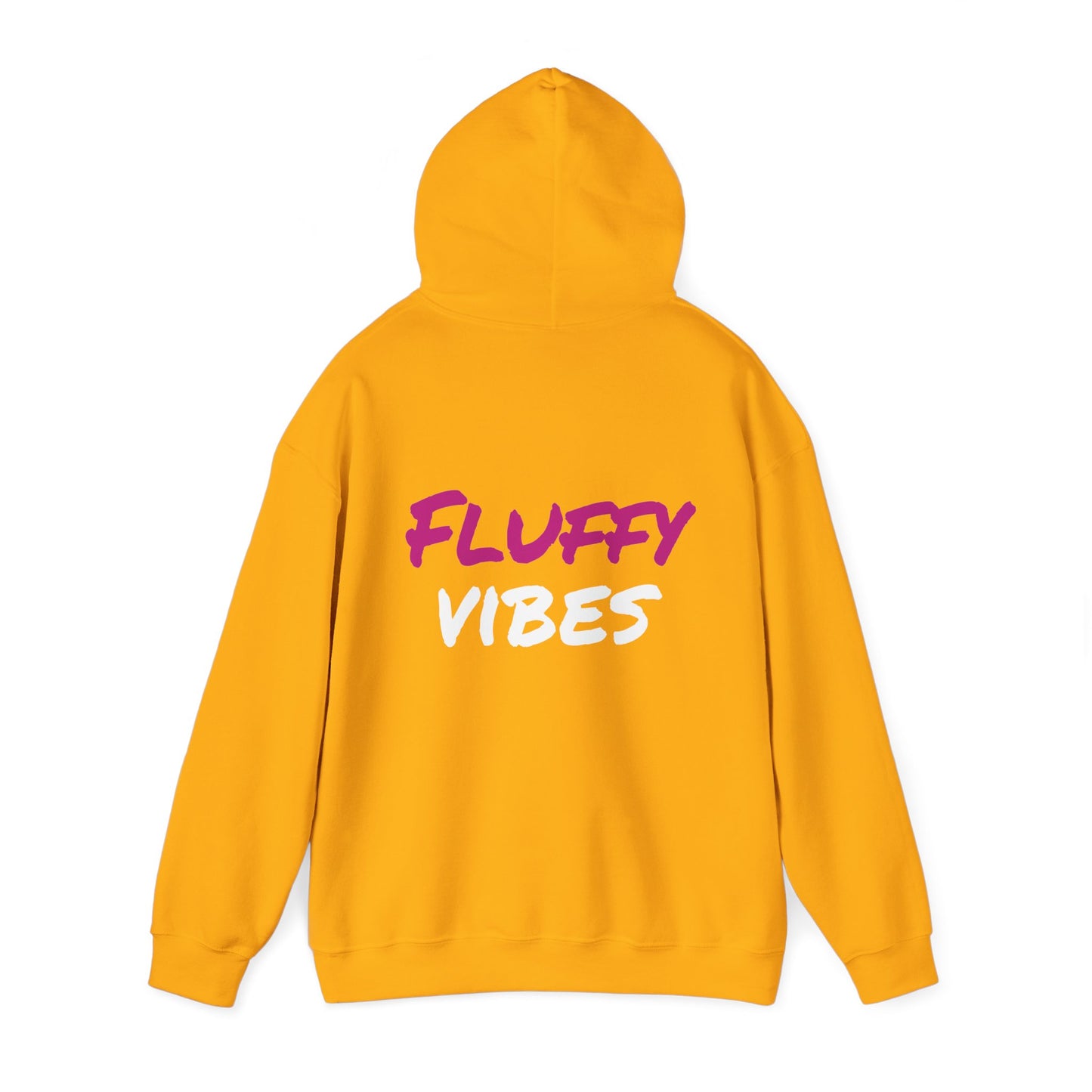"Fluffy Vibes" Unisex Hooded Sweatshirt