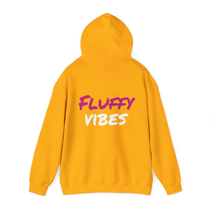 "Fluffy Vibes" Unisex Hooded Sweatshirt