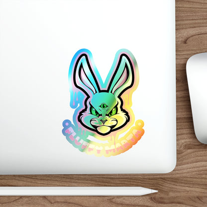 "Fluffy Marta" Holographic Stickers