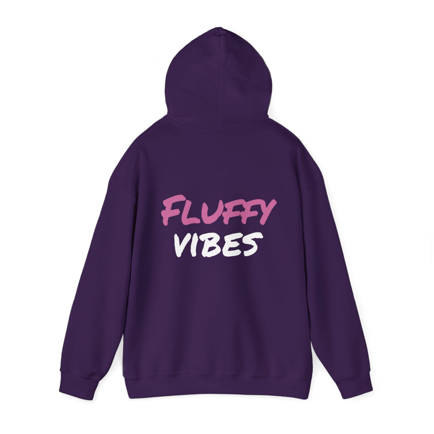 "Fluffy Vibes" Unisex Hooded Sweatshirt