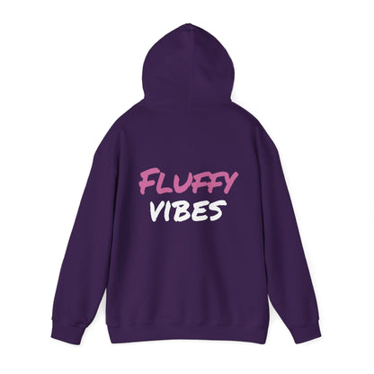 "Fluffy Vibes" Unisex Hooded Sweatshirt