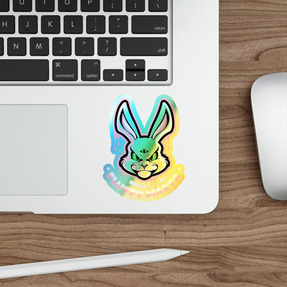 "Fluffy Marta" Holographic Stickers