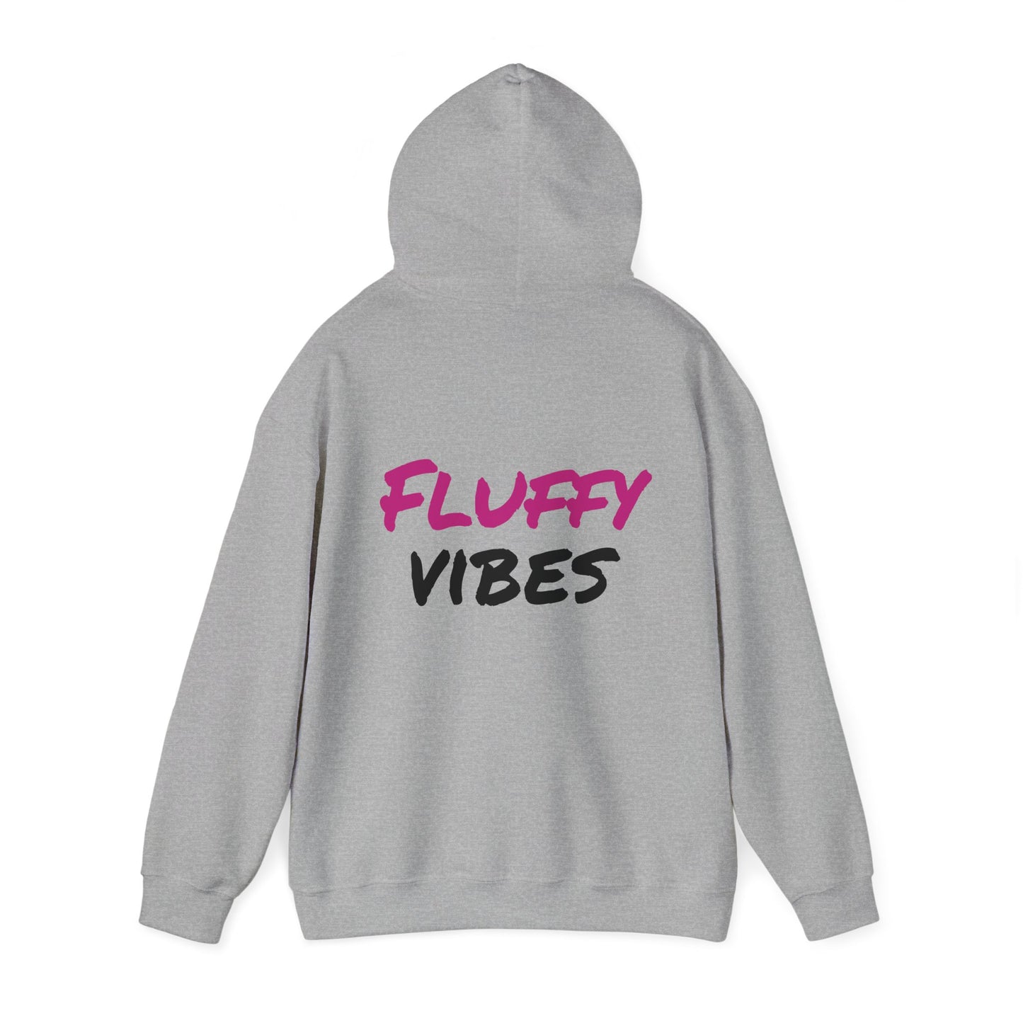 "Fluffy Vibes" Unisex Hooded Sweatshirt
