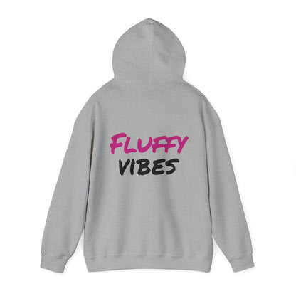 "Fluffy Vibes" Unisex Hooded Sweatshirt