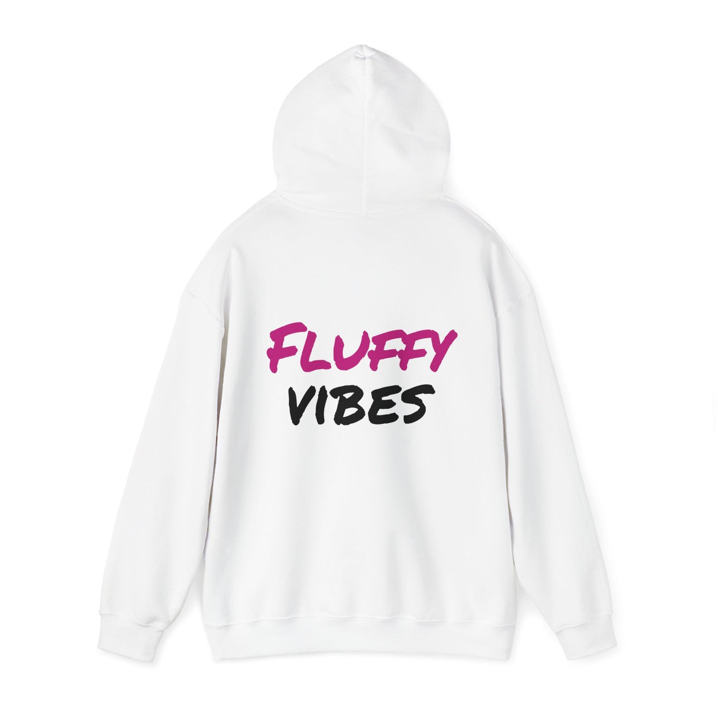 "Fluffy Vibes" Unisex Hooded Sweatshirt