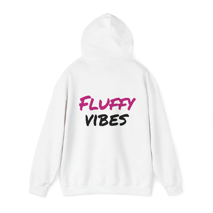"Fluffy Vibes" Unisex Hooded Sweatshirt