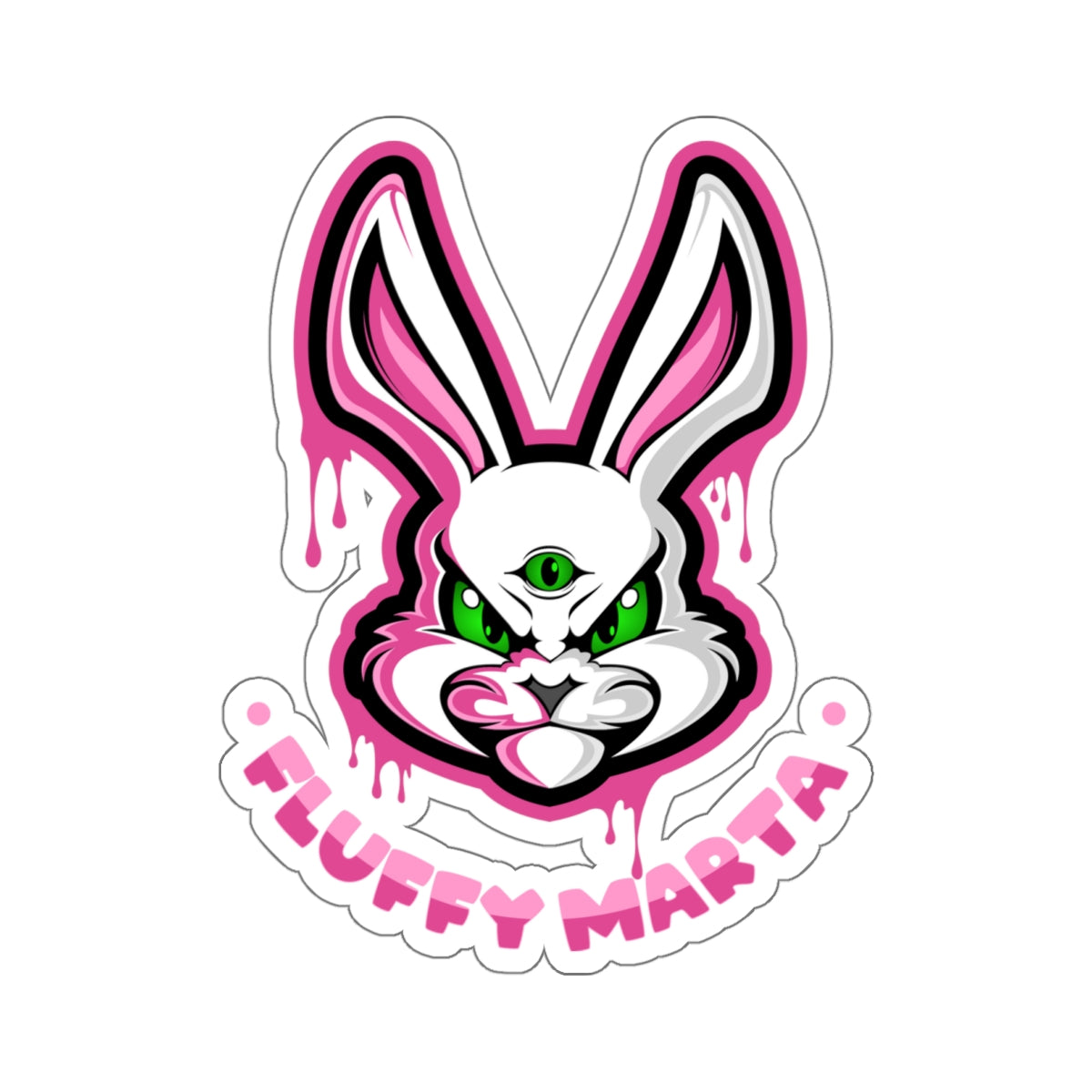 "Fluffy Marta" Stickers