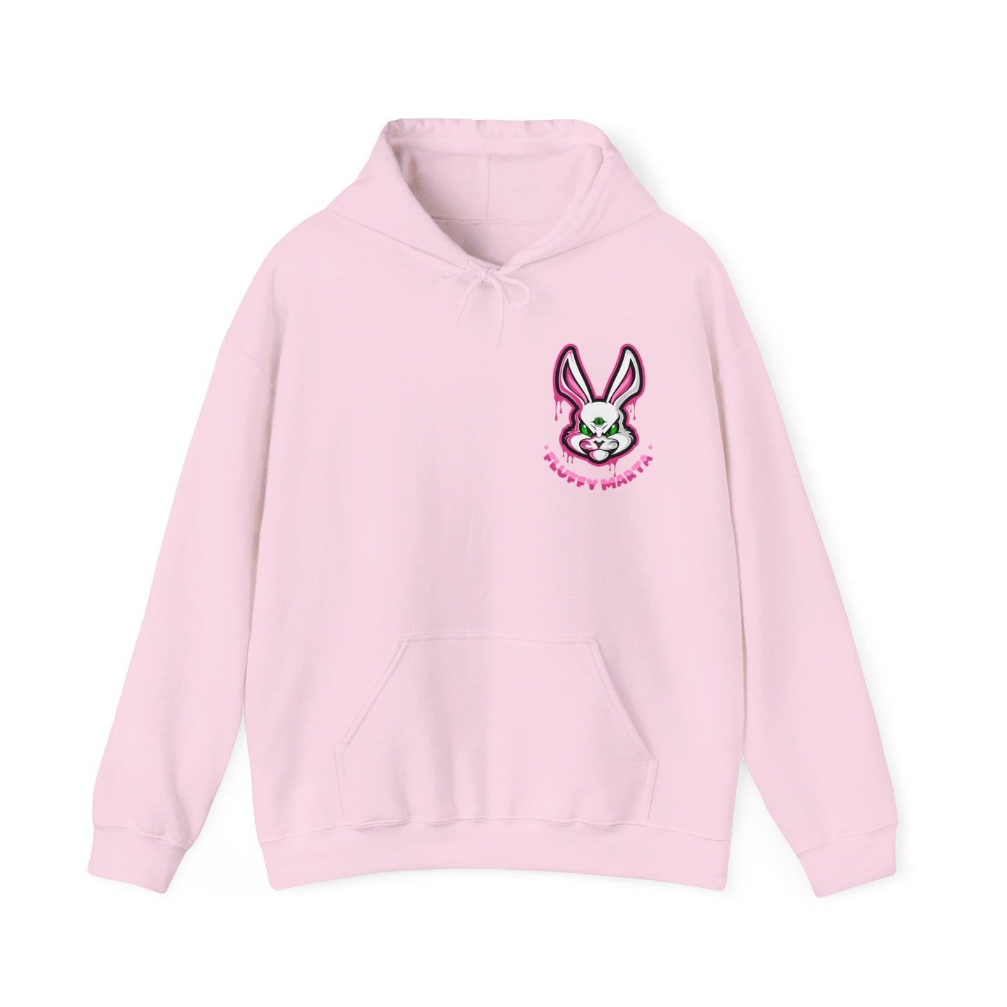 "Fluffy Vibes" Unisex Hooded Sweatshirt