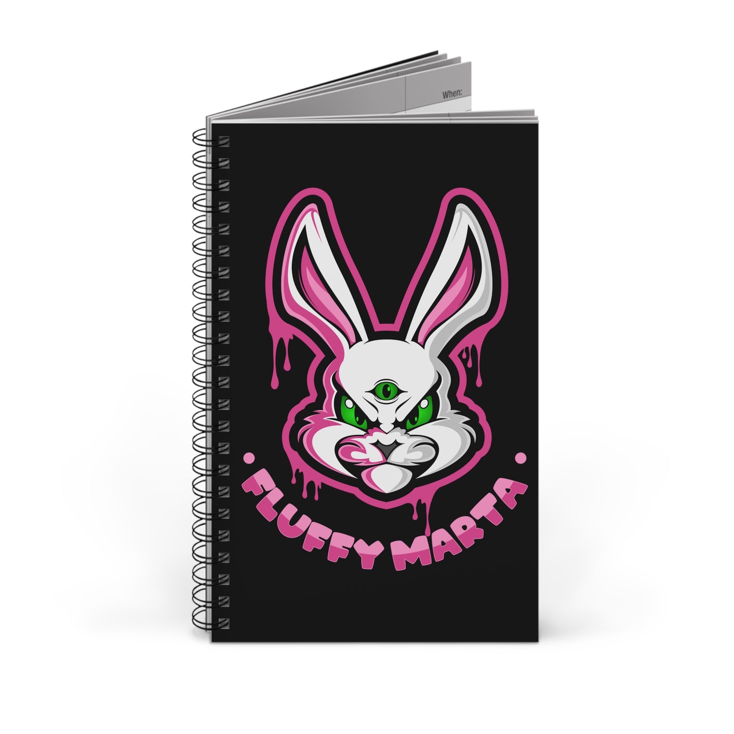 "Fluffy Marta" Spiral Journal