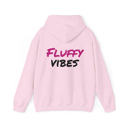 "Fluffy Vibes" Unisex Hooded Sweatshirt