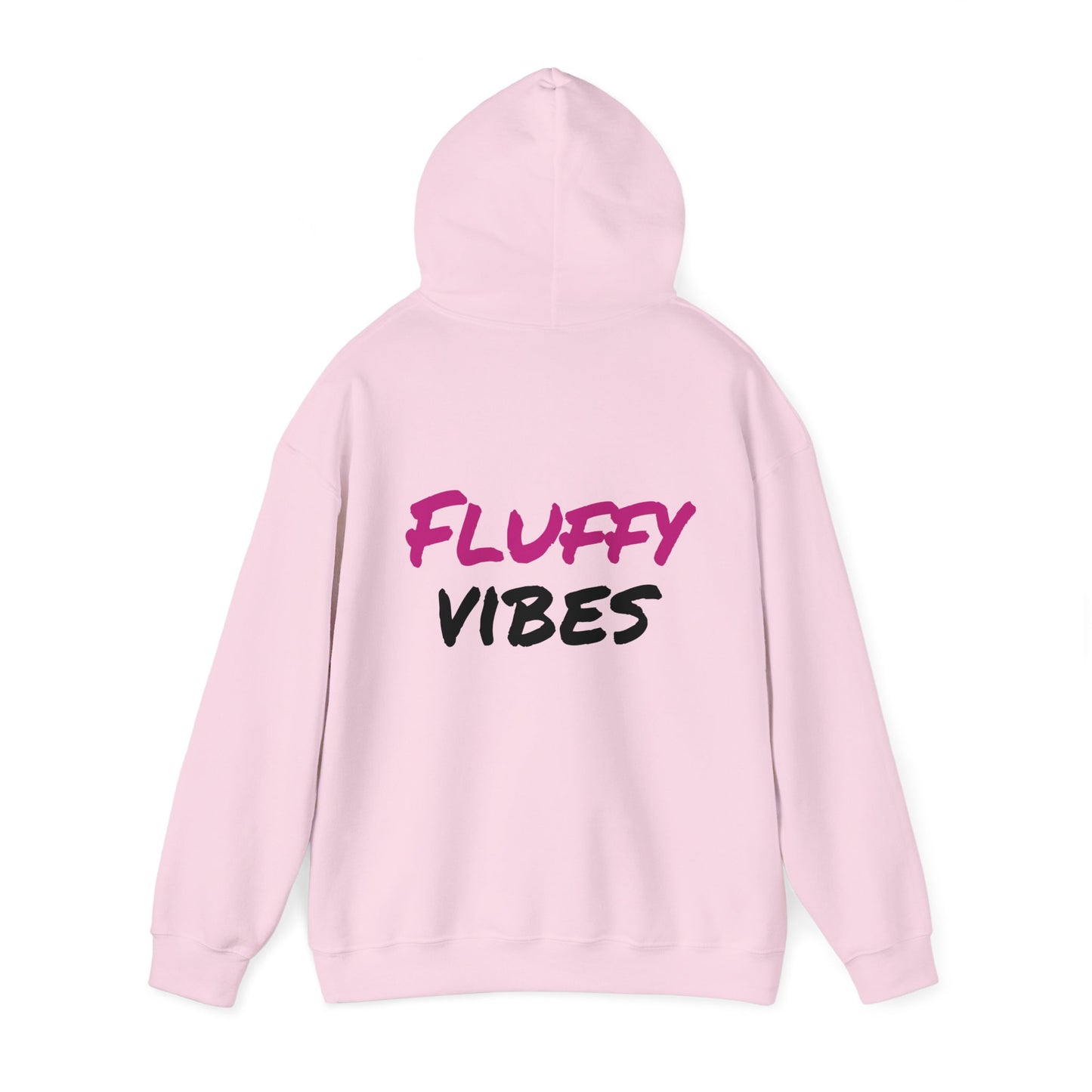 "Fluffy Vibes" Unisex Hooded Sweatshirt