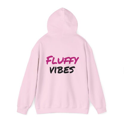 "Fluffy Vibes" Unisex Hooded Sweatshirt