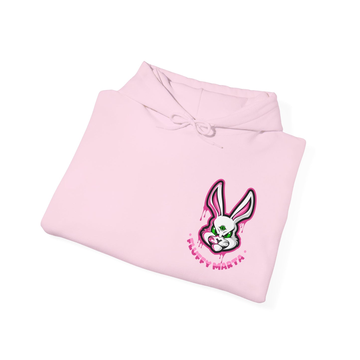 "Fluffy Vibes" Unisex Hooded Sweatshirt