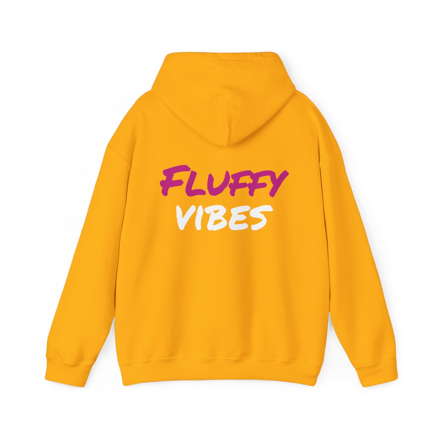 "Fluffy Vibes" Unisex Hooded Sweatshirt