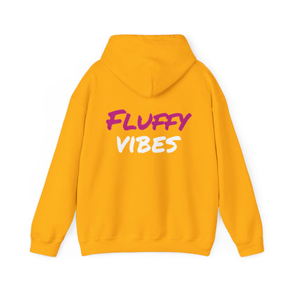 "Fluffy Vibes" Unisex Hooded Sweatshirt