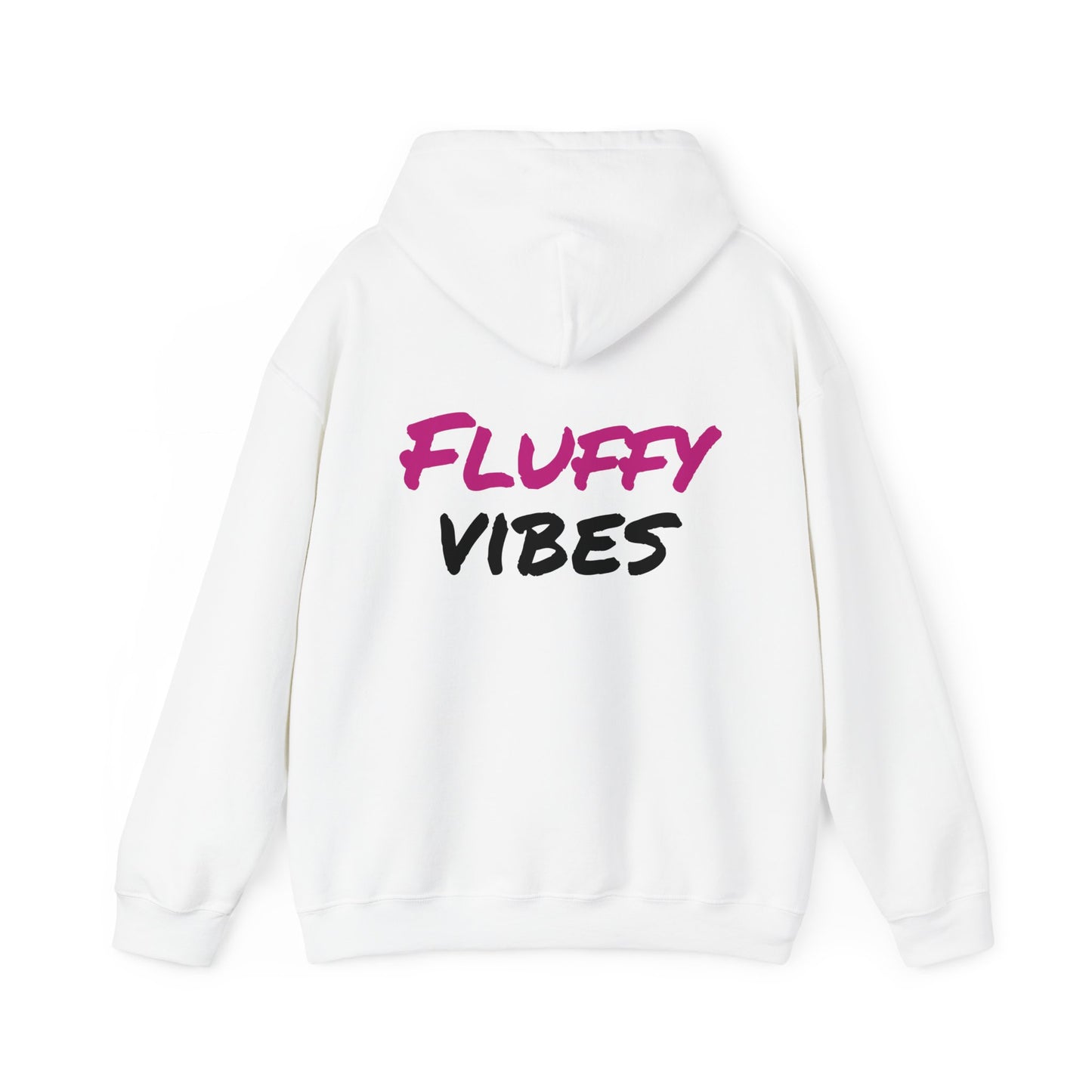 "Fluffy Vibes" Unisex Hooded Sweatshirt