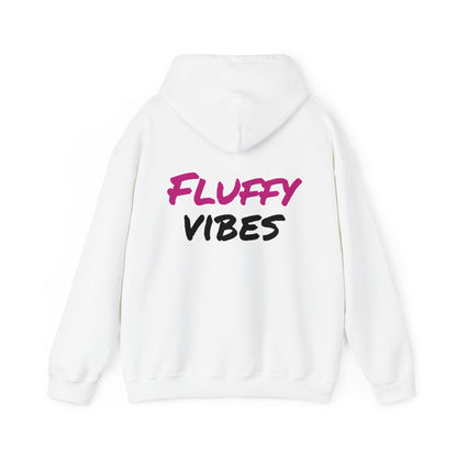 "Fluffy Vibes" Unisex Hooded Sweatshirt