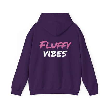 "Fluffy Vibes" Unisex Hooded Sweatshirt