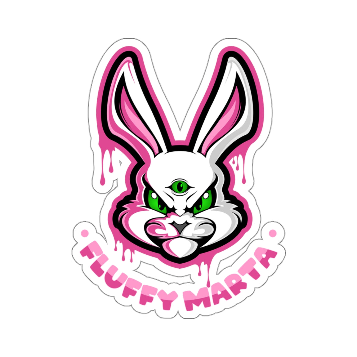 "Fluffy Marta" Stickers