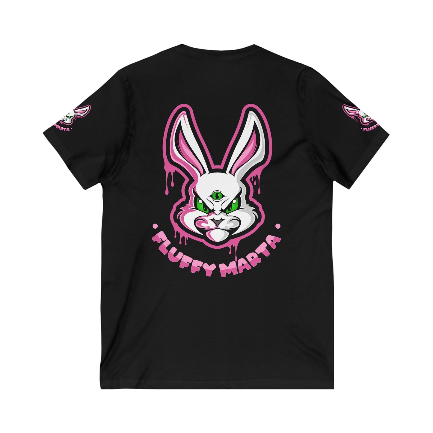 "Fluffy Vibes" Unisex V-Neck T-Shirt