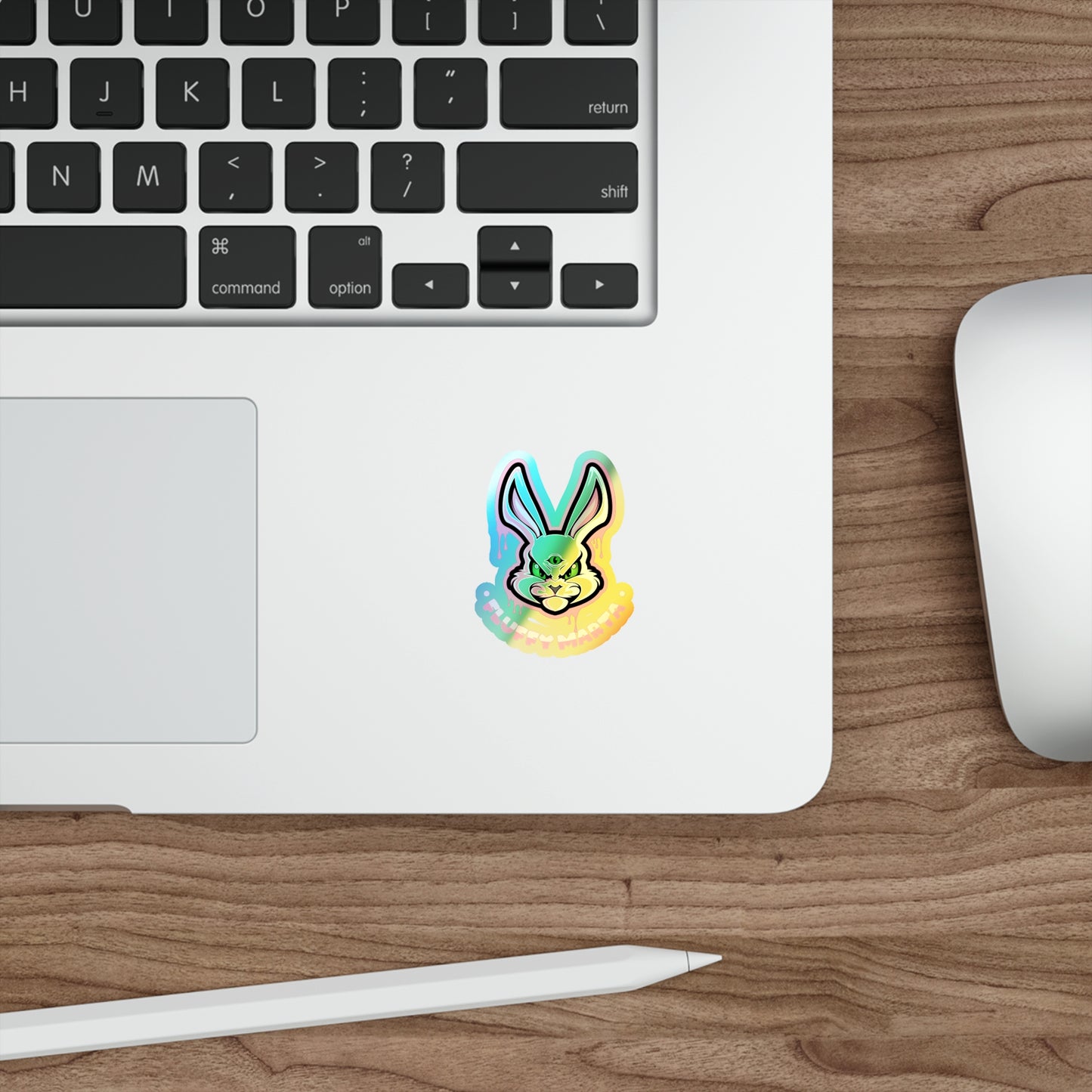 "Fluffy Marta" Holographic Stickers