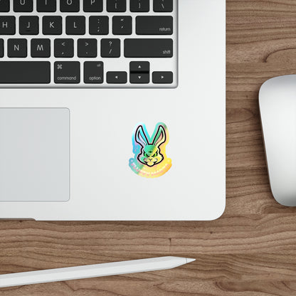 "Fluffy Marta" Holographic Stickers